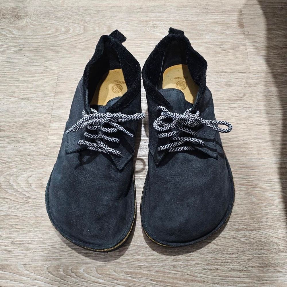 Black Suede Softstar Sawyer Barefoot Shoes